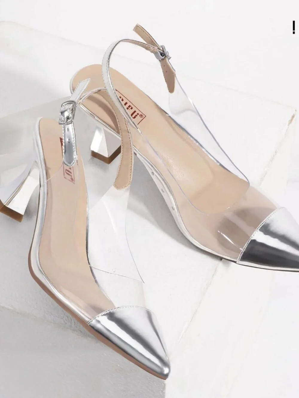N/A clear heels